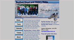 Desktop Screenshot of bayfieldheritagetours.com